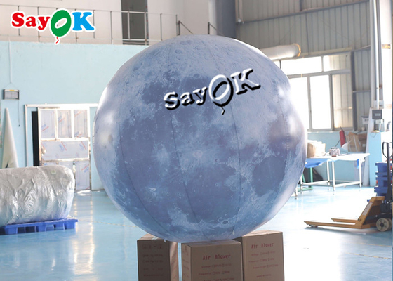Nadmuchiwany balon księżycowy o długości 6,6 stopy na wystawę na świeżym powietrzu