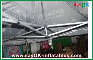 Namiot z baldachimem ogrodowym Czarny namiot składany na zewnątrz, gigantyczny wodoodporny namiot z aluminiową ramą