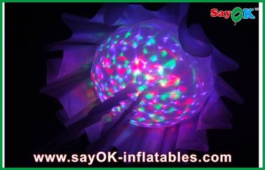 Nylonowe tkaniny nadmuchiwane oświetlenie Led Dekoracja meduzy, oświetlenie dekoracji