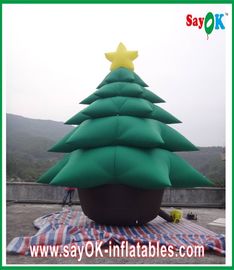 Zielony nadmuchiwane choinki nadmuchiwane dekoracje świąteczne
