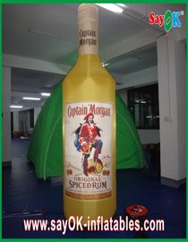 Żółte nadmuchiwane butelki z tworzywa sztucznego / komercyjne nadmuchiwane