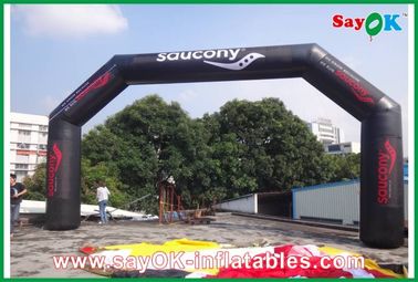 Nadmuchiwane produkty promocyjne Event Inflatable Finish Line Arch Commercial Portable With Logo