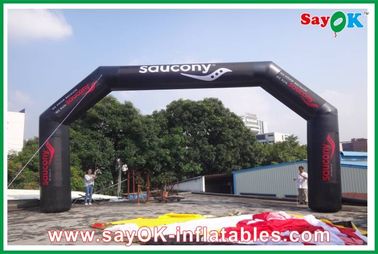 Nadmuchiwane produkty promocyjne Event Inflatable Finish Line Arch Commercial Portable With Logo