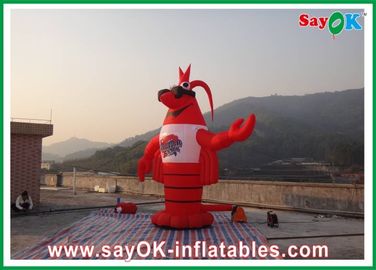 Red H3 - 8m PVC nadmuchiwany homar niestandardowy gigant na wystawy