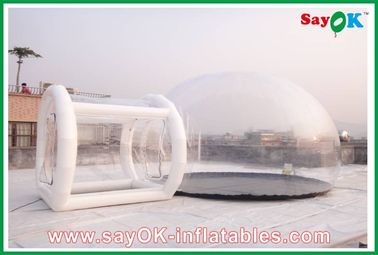 Nadmuchiwany namiot globusowy komercyjny nadmuchiwany przezroczysty namiot kempingowy z bąbelkami na zewnątrz