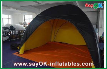 Outwell Air Tent Trwały nadmuchiwany namiot kempingowy Czarny na zewnątrz Żółty wewnątrz Dostosowany