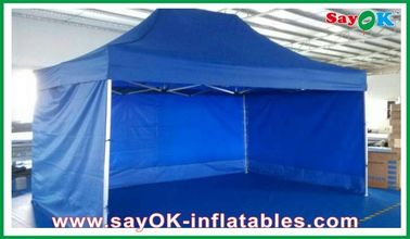 Namiot z baldachimem na zewnątrz Aluminiowe / żelazne ramy Altana Zamienna baldachim 3 x 4,5 m z 3 ścianami bocznymi