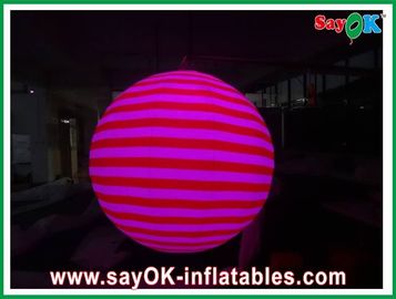 Oświetlenie Led Nadmuchiwane Oświetlenie Dekoracyjne Wiszące Ball CE / UL Blower