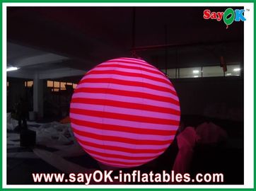 Oświetlenie Led Nadmuchiwane Oświetlenie Dekoracyjne Wiszące Ball CE / UL Blower