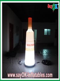 190T Nylon Cloth Nadmuchiwana butelka o wysokości 2M z lampkami LED
