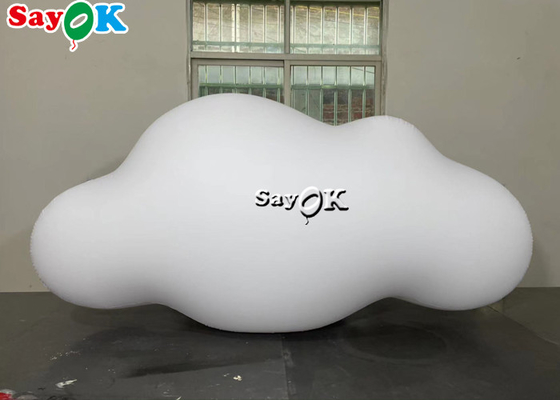 210D Oxford niestandardowe produkty nadmuchiwane Sufit wiszący balon w chmurze PVC ze światłami LED
