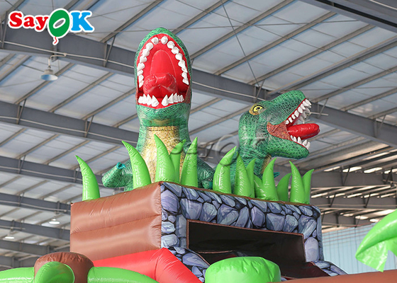 Kids Inflatable Bounce Amusement Park Dinosaur Theme Nadmuchiwany zamek