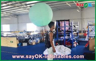 80cm DIA Inflatable Backpack Ball Oświetlenie nylonowe Wiatroodporne na reklamę
