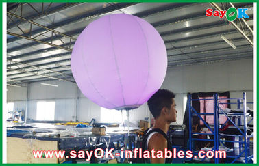 80cm DIA Inflatable Backpack Ball Oświetlenie nylonowe Wiatroodporne na reklamę