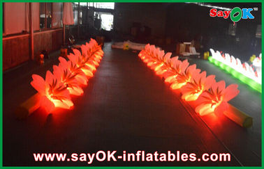 Długo nadmuchiwana oprawa oświetleniowa LED łańcuszek do kwiatów na szmatkę nylonową
