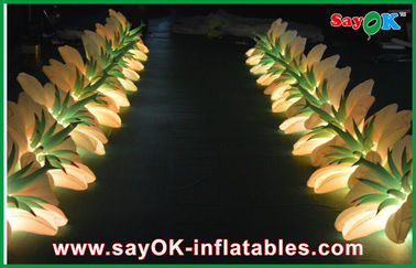 Długo nadmuchiwana oprawa oświetleniowa LED łańcuszek do kwiatów na szmatkę nylonową