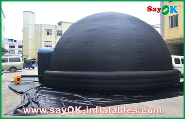 Średnica 5m Czarne nadmuchiwane planetarium projekcyjne z dmuchawą SGS ROHS