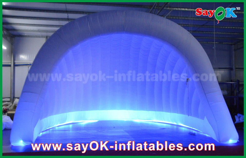 Wylotowy namiot podmuchowy 210D Oxford LED Wydmuchowy namiot powietrzny Kopuła Wydmuchowy namiot igloo wodoodporny dla imprezy