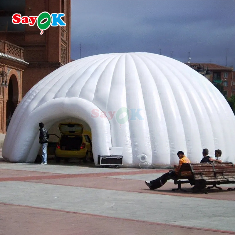 Przenośny duży namiot igloo, kopuła na powietrze do imprezy na świeżym powietrzu, impreza klubowa, wesele