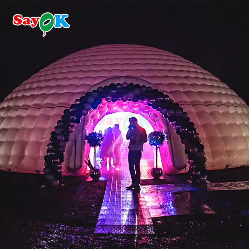 Przenośny wodoodporny namiot iglu z tkaniny oxfordskiej