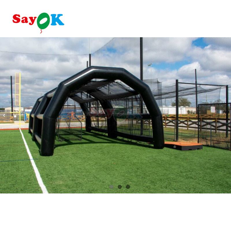 Fabryka Płynny siatka baseballowa na zewnątrz klatka namiot uderzeniowy wodoodporny Płynny teren sportowy Baseball Field Practice Tent do wynajęcia