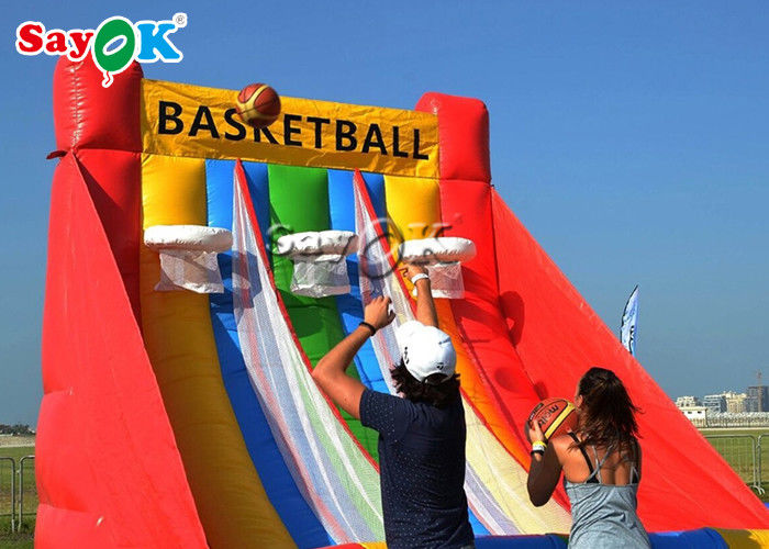 Air Tight Three Hoops Nadmuchiwana gra sportowa do koszykówki z dmuchawą CE Nadmuchiwane gry dla dorosłych