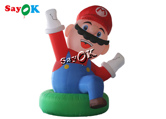 Wydmuchuj postacie z kreskówek 4m 13ft Gigant Oxford Nadmuchany Super Mario Dla dekoracji festiwalowej