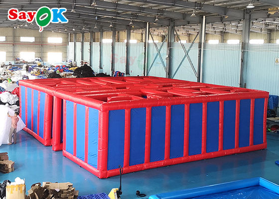 9m 27ft nadmuchiwane gry sportowe odkryty tor przeszkód Blow Up Maze nadmuchiwane gry dla dzieci