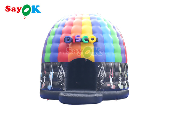 5m 16,5ft Disco Dome nadmuchiwany dom do odbijania z dyskotekowym światłem