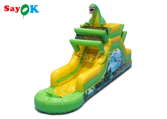 Naduchowy skakacz, naduchowy zjeżdżalnik z dinozaurami, naduchowy zjeżdżalnik wodny 9.3x2x3.5mH