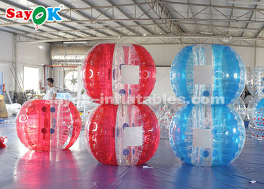 Nadmuchiwane gry na świeżym powietrzu 1,5 m TPU Nadmuchiwane gry sportowe Bubble Soccer Ball dla dzieci / dorosłych