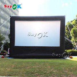 Duży nadmuchiwany ekran filmowy Łatwa instalacja Oxford Cloth ODM Blow Up Theatre Screen
