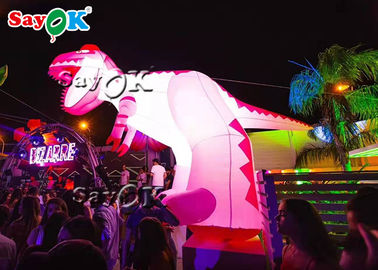 Niestandardowe nadmuchiwane dinozaury 4m LED do dekoracji imprez