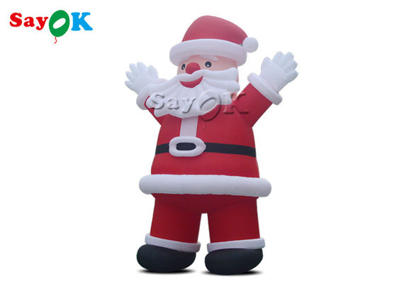 Oxford Cloth reklamowa nadmuchiwana dekoracja świąteczna Świętego Mikołaja