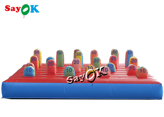 3m 10ft Outdoor Carnival Nadmuchiwana gra w rzucanie pierścieniem z nadrukiem logo