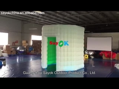 Magazyn Czarny nadmuchiwany owalny fotobudka Nadmuchiwany namiot ledowy z dmuchawą powietrzną Atrakcyjny