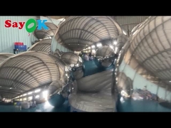 Kolorowa piłka odblaskowa z PVC Dekoracja bożonarodzeniowa Balon lustrzany