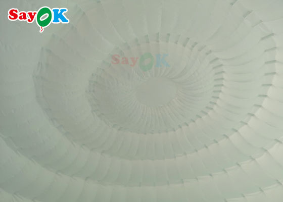 Namiot podgrzewany na zewnątrz 6x5x3,2m Czyste biały namiot podgrzewany na zewnątrz z lampami LED