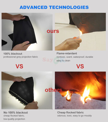 Czarny kolor Szkoła Edukacja Planetarium Kupola Namiot Mobilne kino Projekcja Nadmuchany Planetarium Kupola Od wielkości 4m-10m