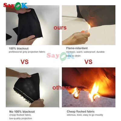 7m Nawierzchnia planetarium powietrza nawierzchnia projekcji nawierzchnia namiot do astronomii szkolnej