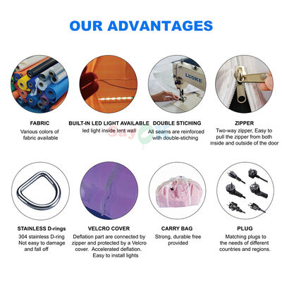 Sayok Wielki namiot reklamowy na zewnątrz Klub weselny namioty imprezowe dla 200 osób Wydarzenia z LED