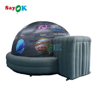 Sayok 4m 13ft Przenośny namiot projekcyjny do nadmuchu Digital Cinema Dome Planetarium Tent Instant Theater for Outdoor