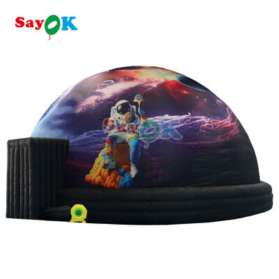 Blackout Portable Inflatable Planetarium Projection Dome Tent dla szkolnej edukacji astronomicznej