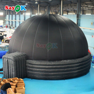 SAYOK 8m Diameter Inflatable Planetarium Dome z 100% blackout i ognioodporne funkcje dla szkół