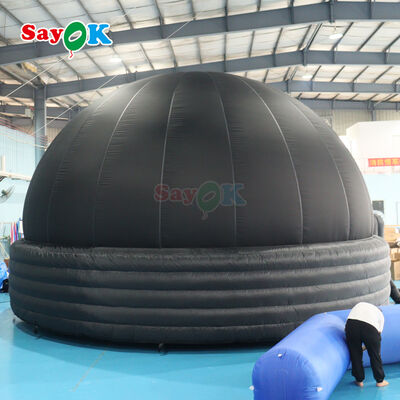SAYOK 8m Diameter Inflatable Planetarium Dome z 100% blackout i ognioodporne funkcje dla szkół