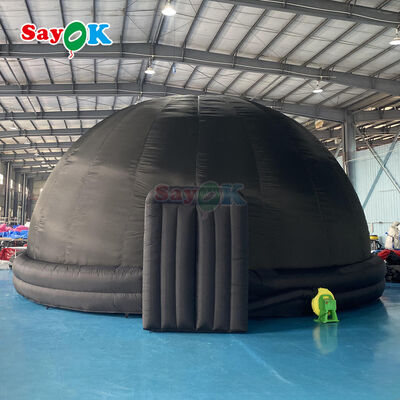 SAYOK 8m Diameter Inflatable Planetarium Dome z 100% blackout i ognioodporne funkcje dla szkół