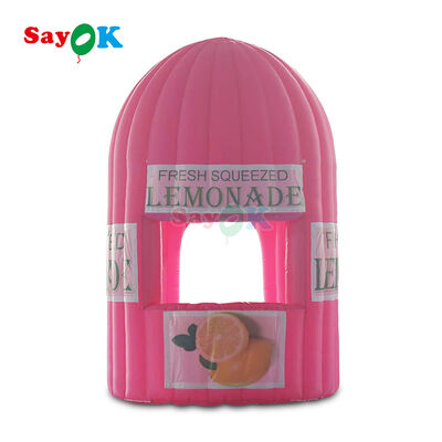 Custom Inflatable Lemonade Stand Air Tent with Waterproof UV Resistant Features for Outdoor Events