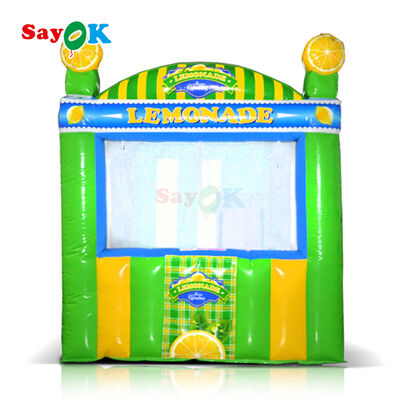 Custom Inflatable Lemonade Stand Air Tent with Waterproof UV Resistant Features for Outdoor Events