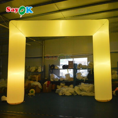 Portable Outdoor Inflatable LED Arch for Events Parties Advertisings