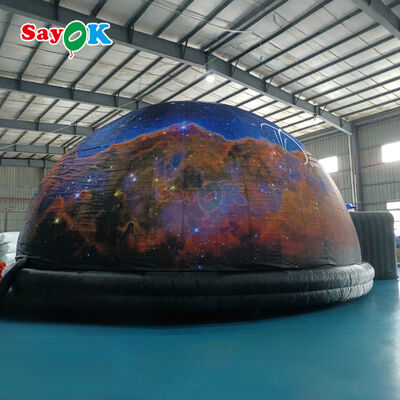 Profesjonalny mobilny planetarium puchnące kopuły 10m dla szkoły